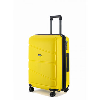 Велика валіза V&V Travel Peace на 115/125 л з поліпропілену Жовта